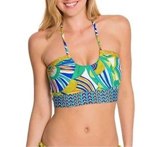 Trina Turk Amazonia mid-kini bikini swim top women’s size 8